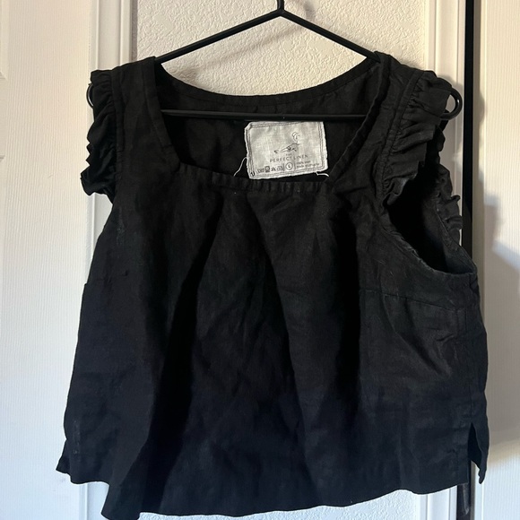 notPERFECTLINEN crop top - Picture 1 of 2
